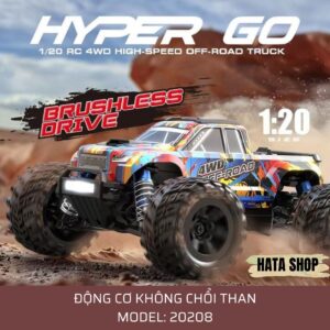 MJX Hyber Go 20208 Xe Điều Khiển Từ Xa Tốc Độ Cao 50km/h Không Chổi Than Tỉ Lệ 1/20 RC 4WD Đèn LED Brushless Motor