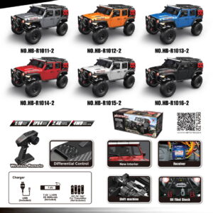HB R101 Bản Full Maximum Xe Đua Điều Khiển Leo Trèo HuangBo HBR 1/10 2.4G RC Truck Climbing Crawler R1011-2 R1012-2 R1013-2 R1014-2 R1015-2 R1016-2