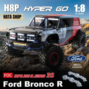 MJX Hyber Go H8P Ford Bronco R Xe Địa Hình Điều Khiển Từ Xa Tỉ Lệ 1/8 Động Cơ Không Chổi Than - Hata Shop Đồ Chơi