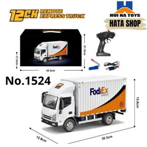 Huina 1524 Xe Tải Thùng Điều Khiển Từ Xa Tỉ Lệ 1:18 Express Truck 12 Kênh 524D 2.4Ghz - Hata Shop Đồ Chơi