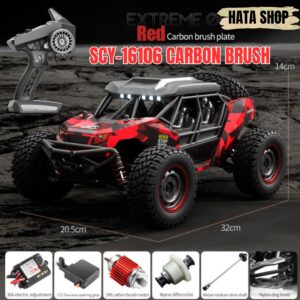 SCY-16106 Bản Chổi Than Carbon Brush Xe Đua Điều Khiển Từ Xa Tốc Độ Cao 38km/h SUCHIYU Tỉ Lệ 1/16 Off-road - Hata Shop Đồ Chơi