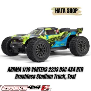 ARRMA VORTEKS 223S DSC 4X4 RTR Brushless Stadium Truck Tỉ Lệ 1/10 Màu Xanh Teal (Bản Không Pin Sạc) – Hata Shop Đồ Chơi