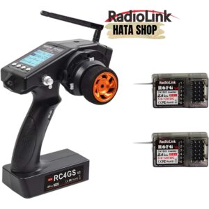 Radiolink Tay Điều Khiển RC4GS 2.4GHz 4 Kênh Kèm Receiver R6FG Gyro Chống Văng Đuôi Tầm Xa 400m – Hata Shop Đồ Chơi